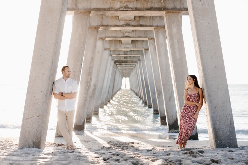 venice beach sharkys engagement photos