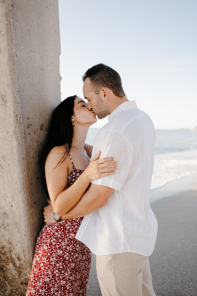 venice beach sharkys engagement photos