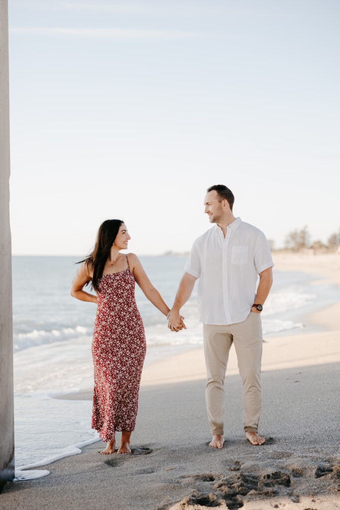 venice beach sharkys engagement photos