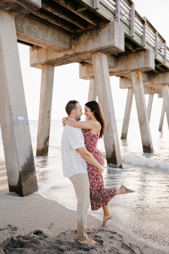 venice beach sharkys engagement photos