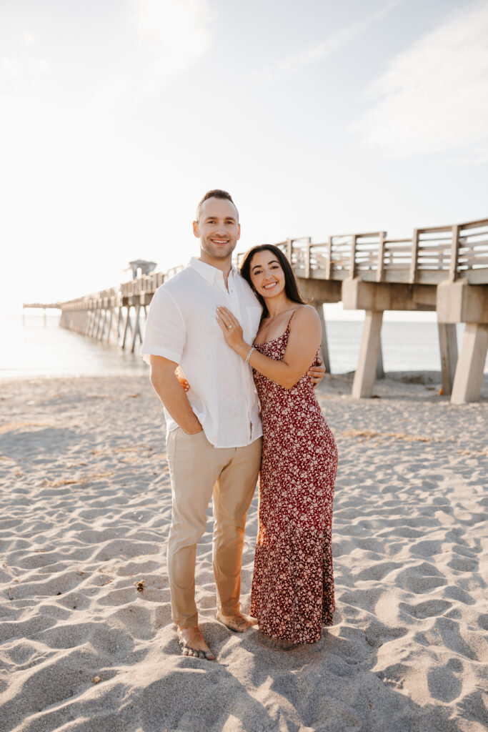 venice beach sharkys engagement photos