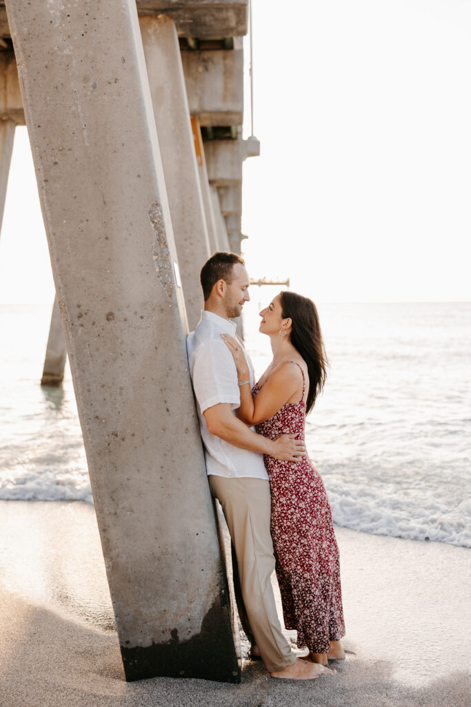 venice beach sharkys engagement photos