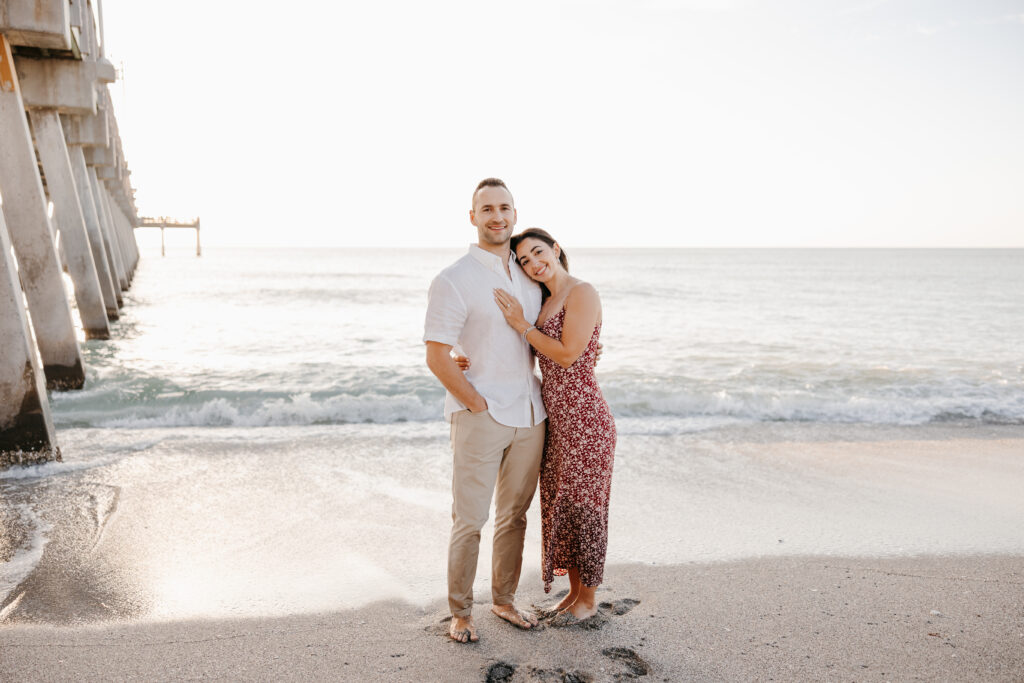 venice beach sharkys engagement photos