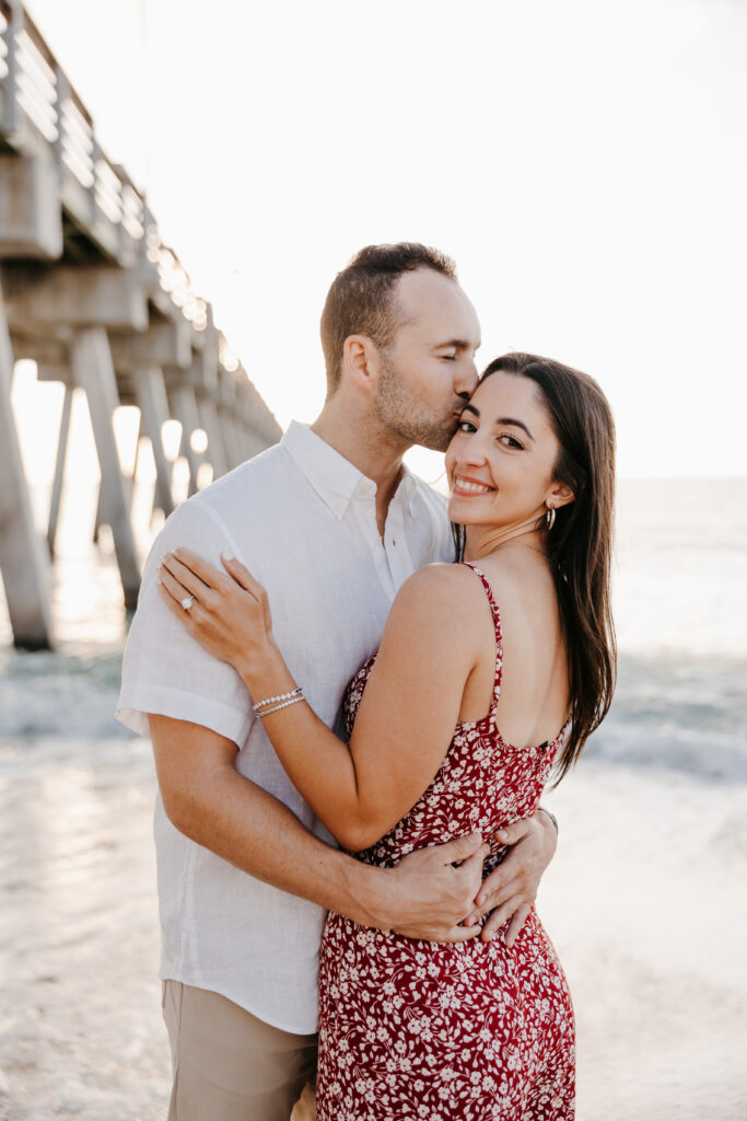 venice beach sharkys engagement photos