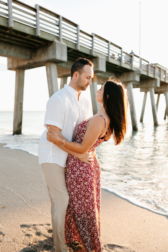 venice beach sharkys engagement photos