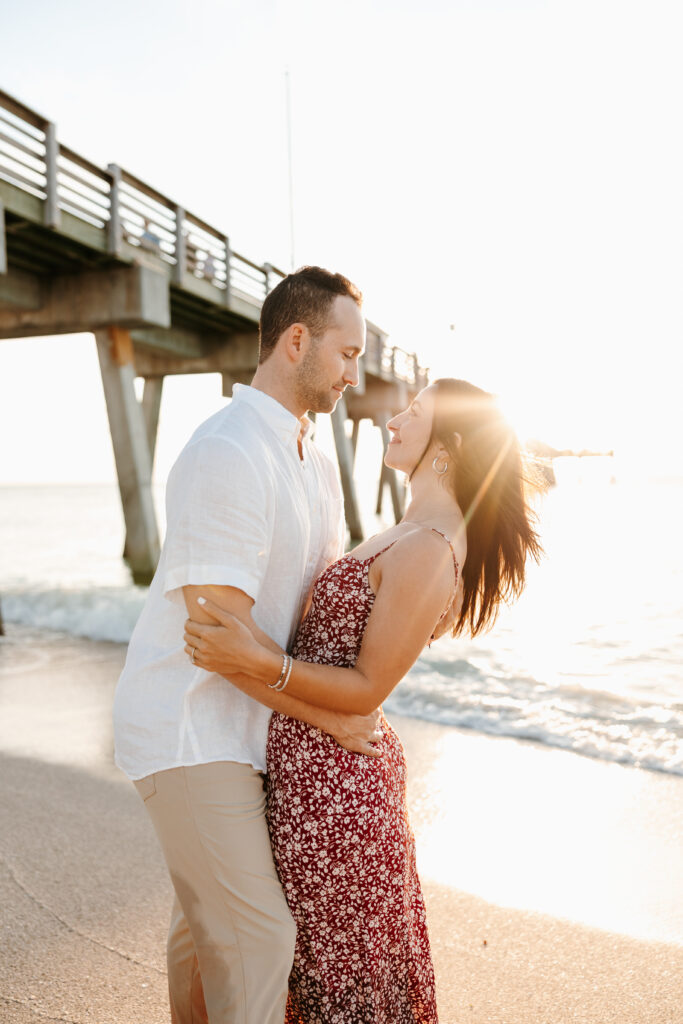 venice beach sharkys engagement photos