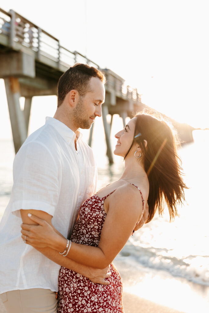 venice beach sharkys engagement photos