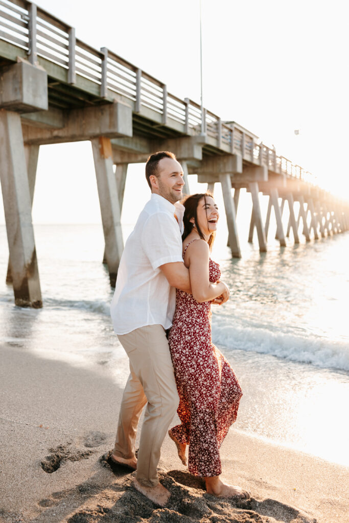 venice beach sharkys engagement photos