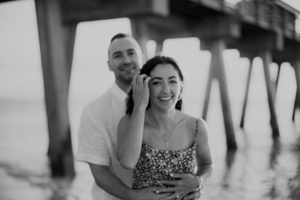 venice beach sharkys engagement photos