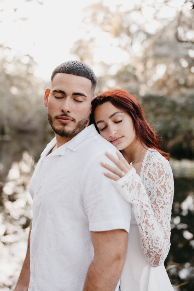 Notebook Canoeing Engagement Photoshoot