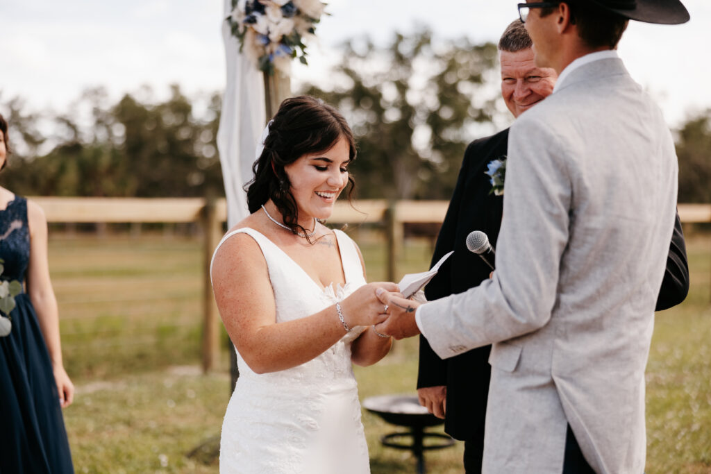 Country Style Florida Wedding