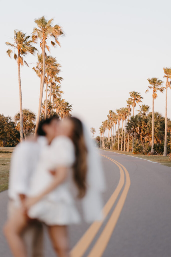 roller skate bridal photoshoot