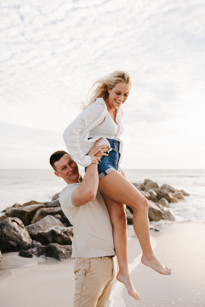 boca grande engagement photos