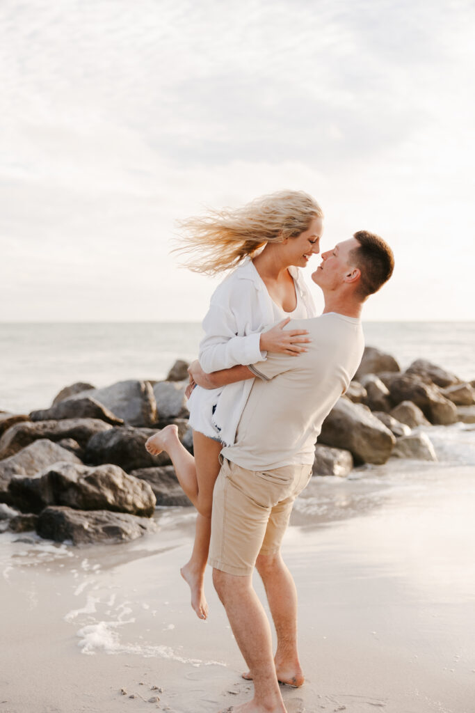 boca grande engagement photos