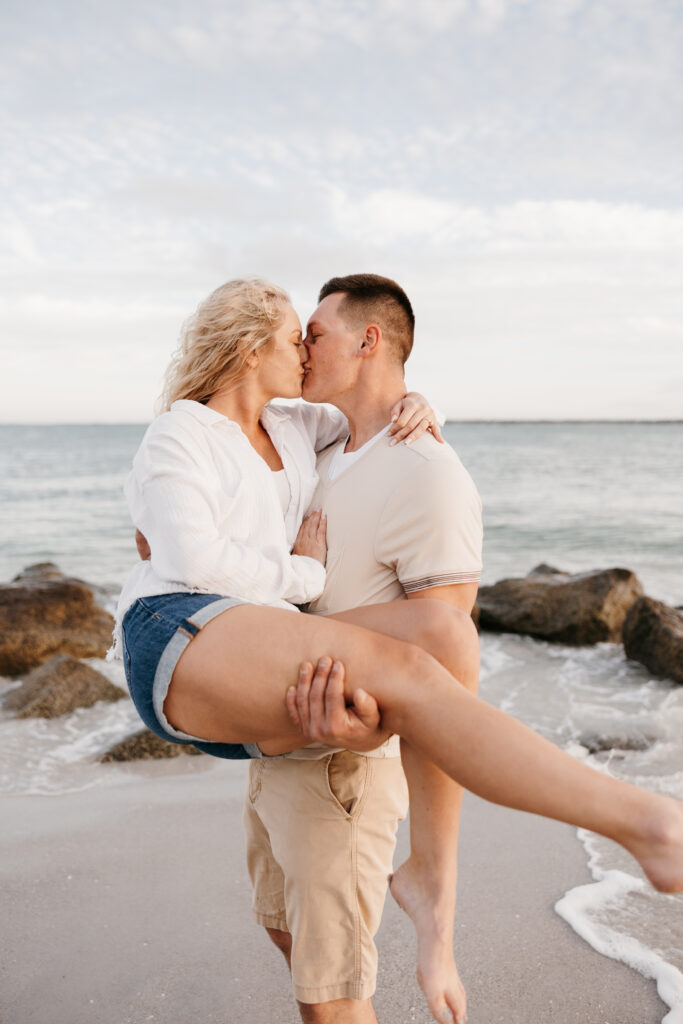 boca grande engagement photos