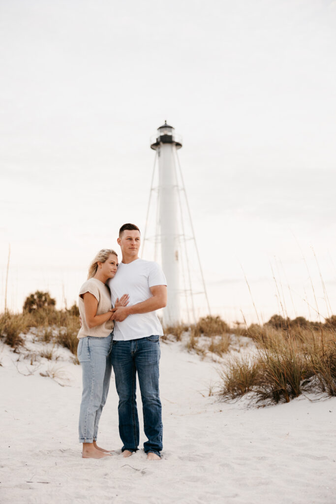 boca grande engagement photos