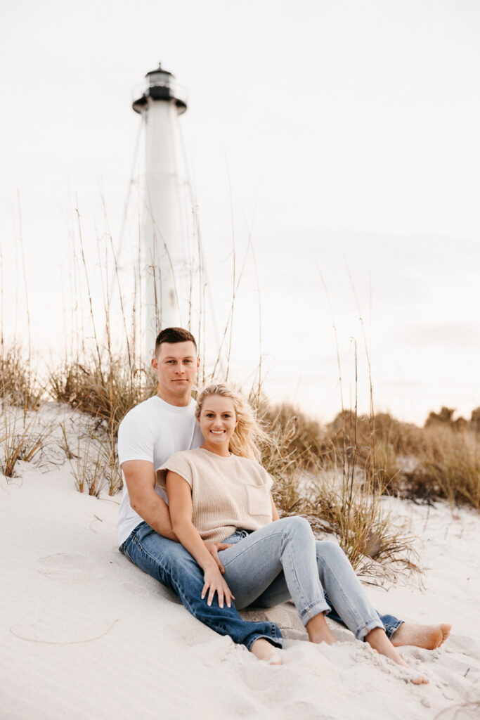 boca grande engagement photos