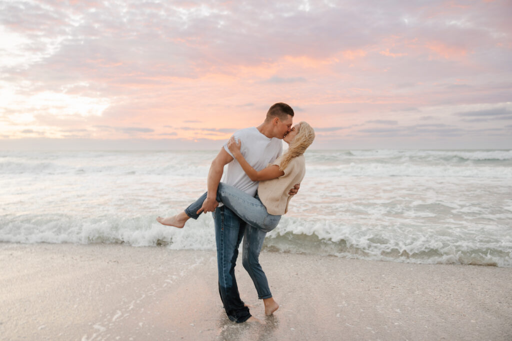 boca grande engagement photos