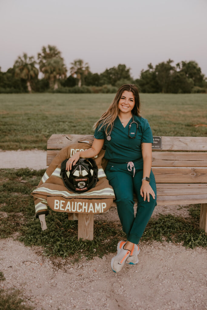 nurse and firefighter couple photos